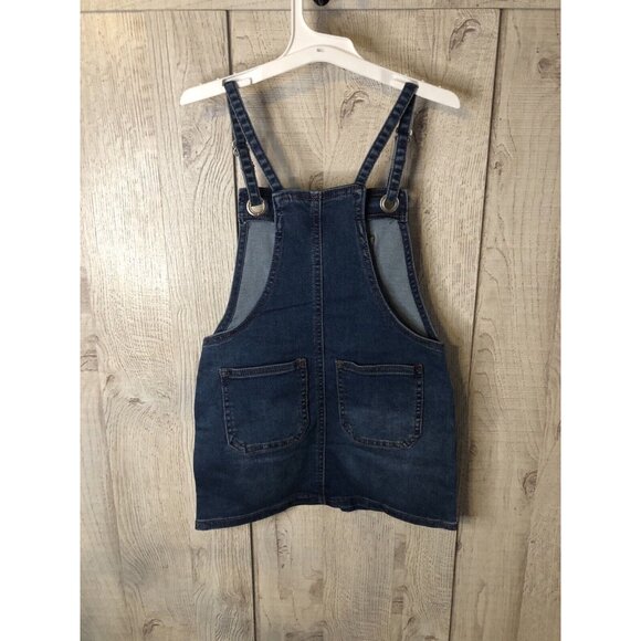 Girl s Cat & Jack Blue Jean Denim Jumper Dress Size XS (4/5). D18 - Picture 2 of 4